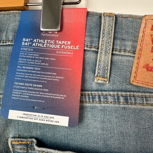 Brand New Levi’s Men’s 541 Athletic Taper Jeans (Stretch) Size 48 Length 32 - Picture 4 of 6